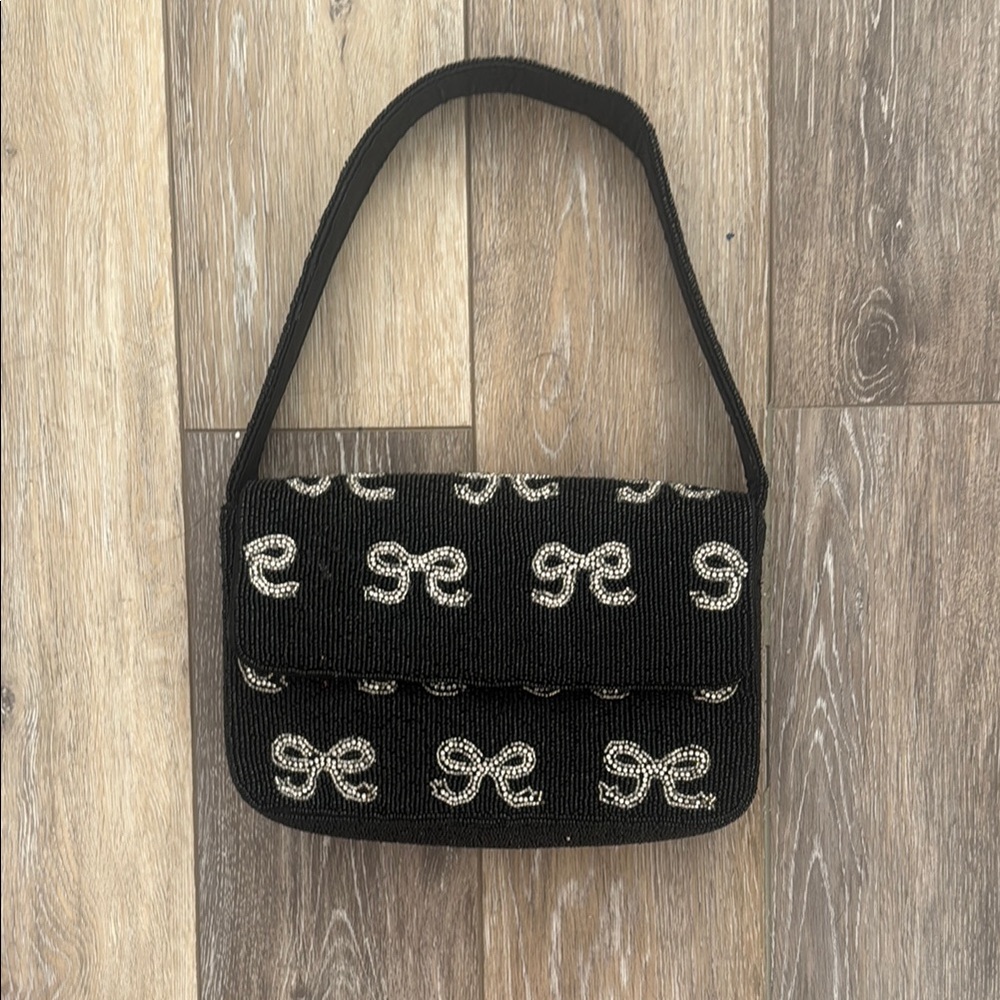 Staud inspired bow bag